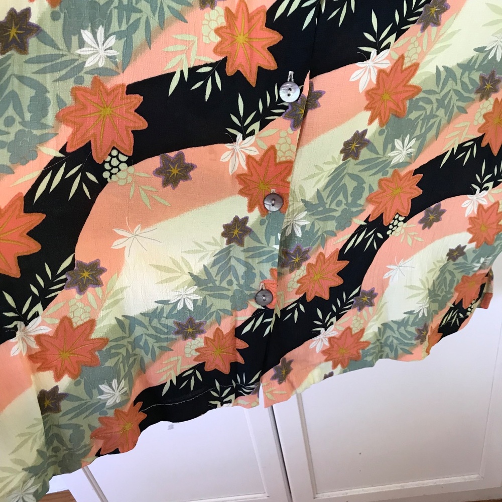 Women's Floral Print Top - Multicolor - Picture 5 of 16